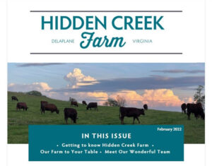 Hidden Creek Farm - Newsletter
