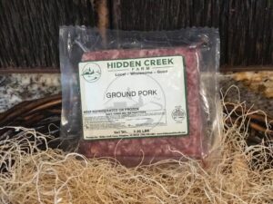 Hidden Creek Farm - Local meat - ground pork