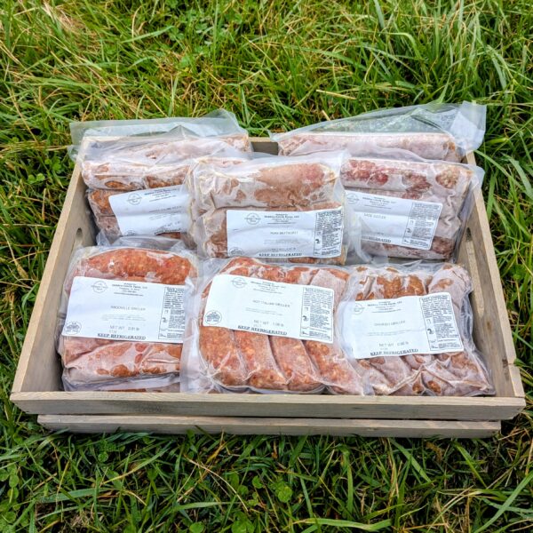Sausage Bundle (12 lbs) from Hidden Creek Farm